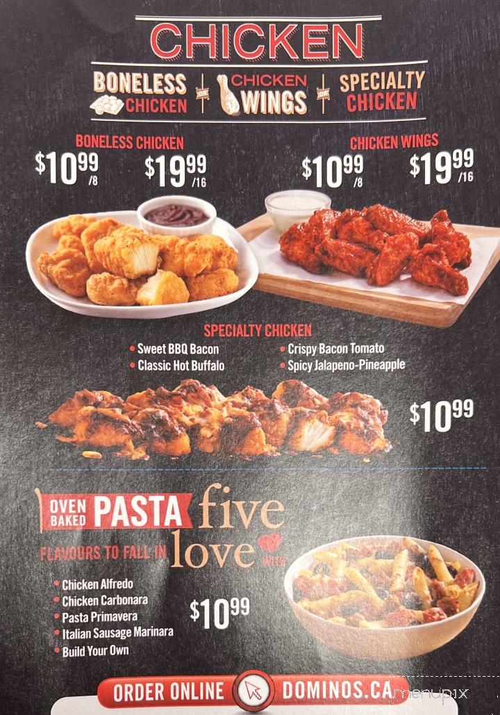 Domino's Pizza - Slave Lake, AB menu_pic
