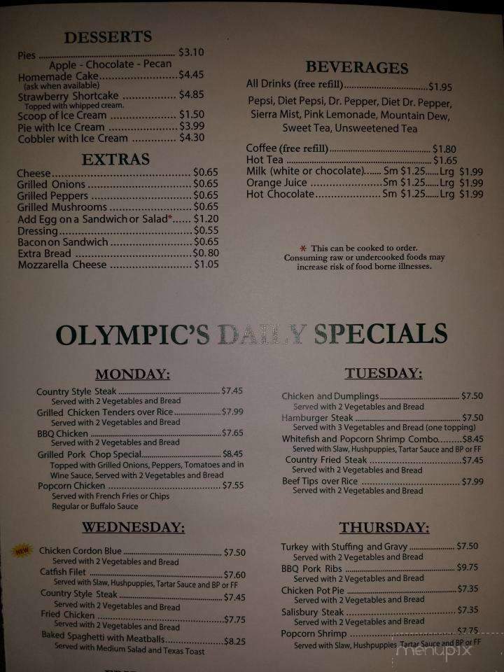 Olympic Family Restaurant - Walnut Cove, NC