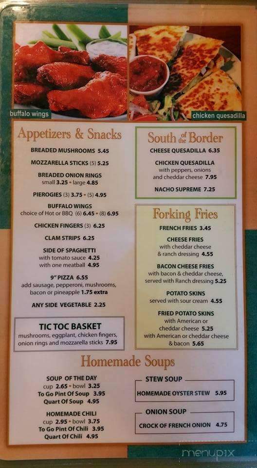 Tic Toc Family Restaurant - Easton, PA menu_pic