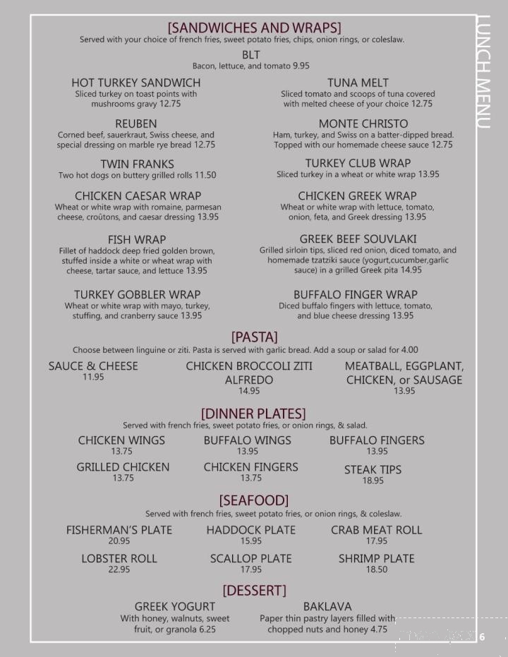 The Omelet Factory - Pembroke, MA menu_pic