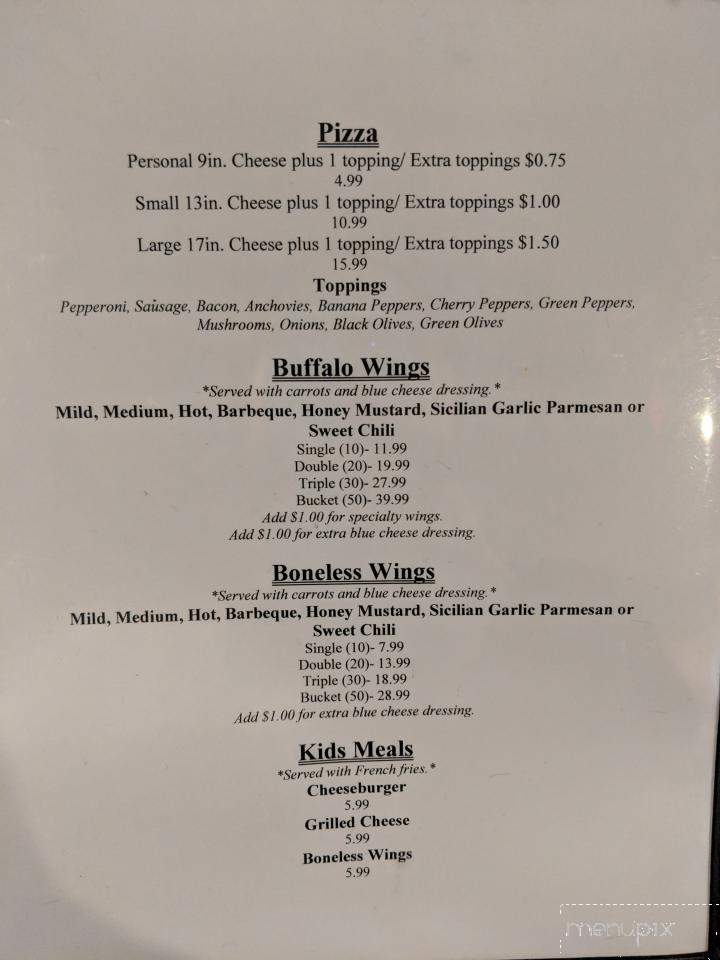 Route 5 Grill and Seafood - Hamburg, NY menu_pic