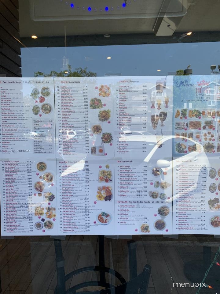 Pho King - Oakland, CA menu_pic