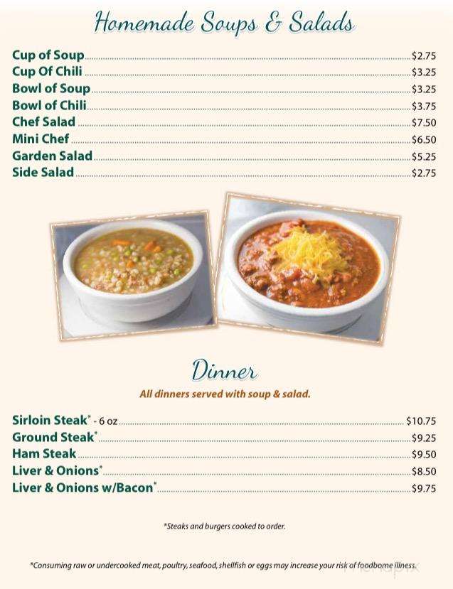 B's Country Cafe - Iron Mountain, MI menu_pic