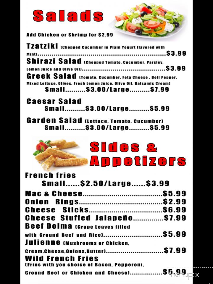 Kebab and Pizza Time - Van Nuys, CA menu_pic