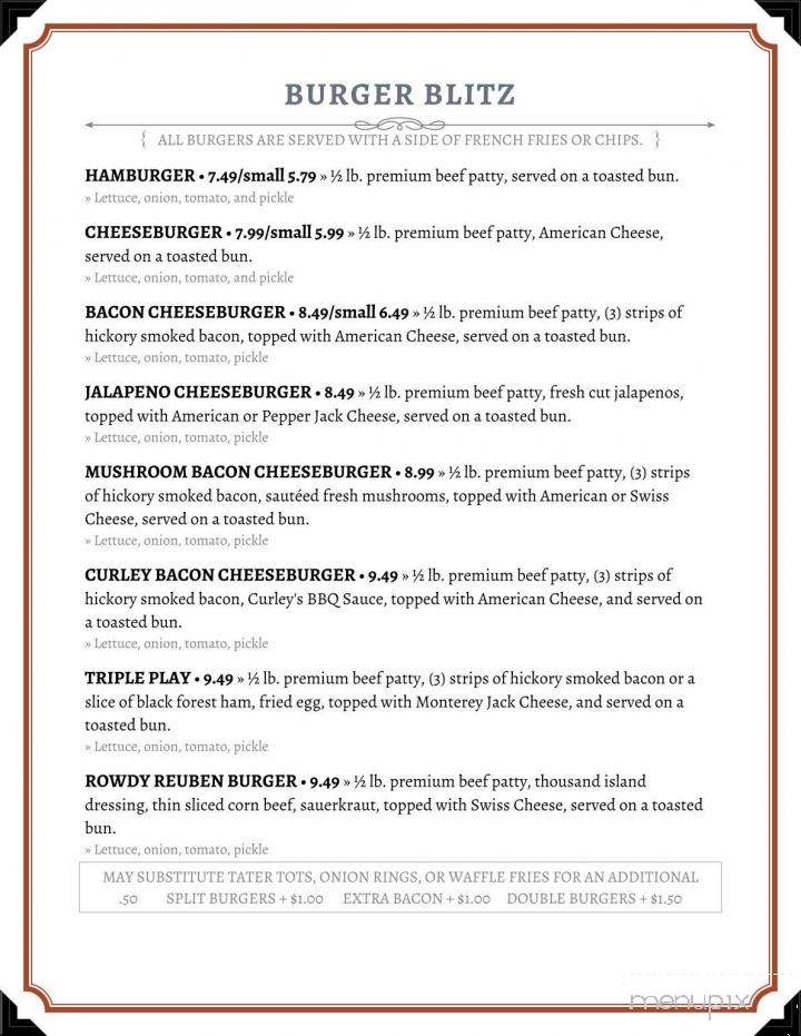 Woody's Sports Bar and Grill - Pratt, KS menu_pic