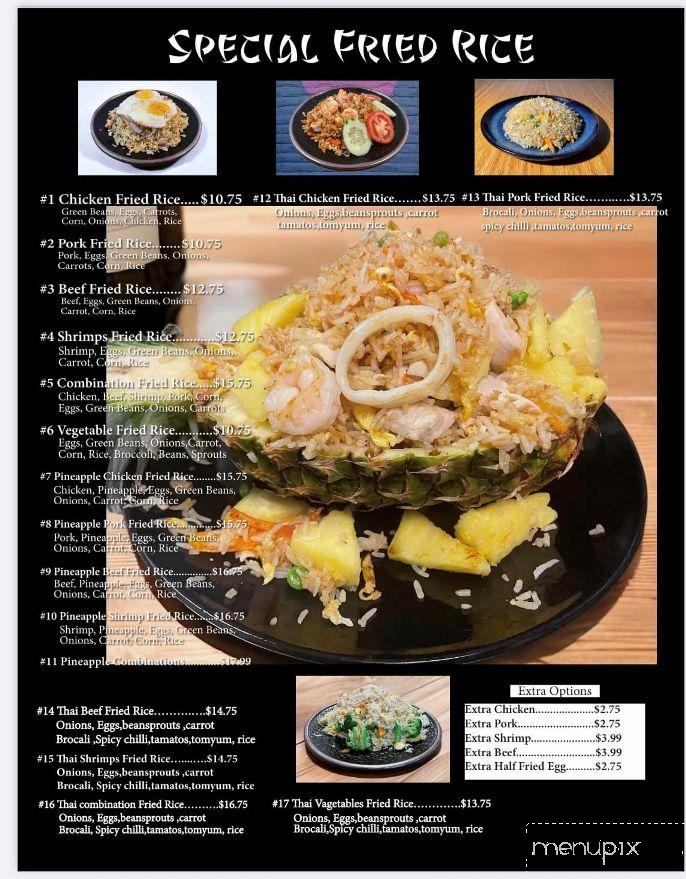 Asian Grill & Sushi's - Terre Haute, IN menu_pic