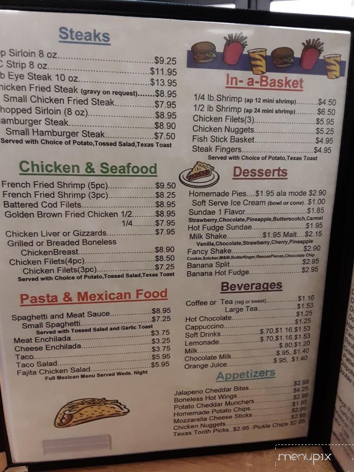 Don's Place - Protection, KS menu_pic