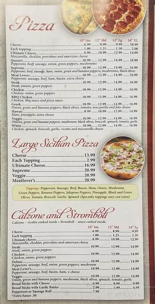 Queen's Pizza & Subs - Pearisburg, VA