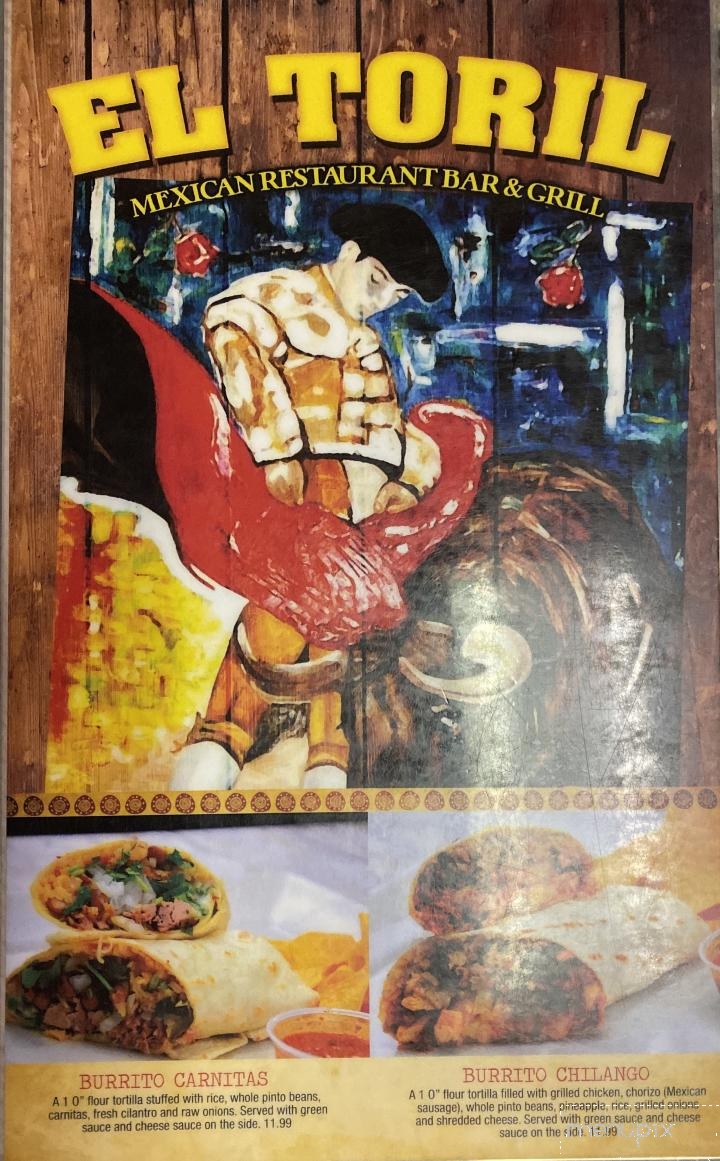 El Toril Mexican Restaurant - Kimball, TN menu_pic