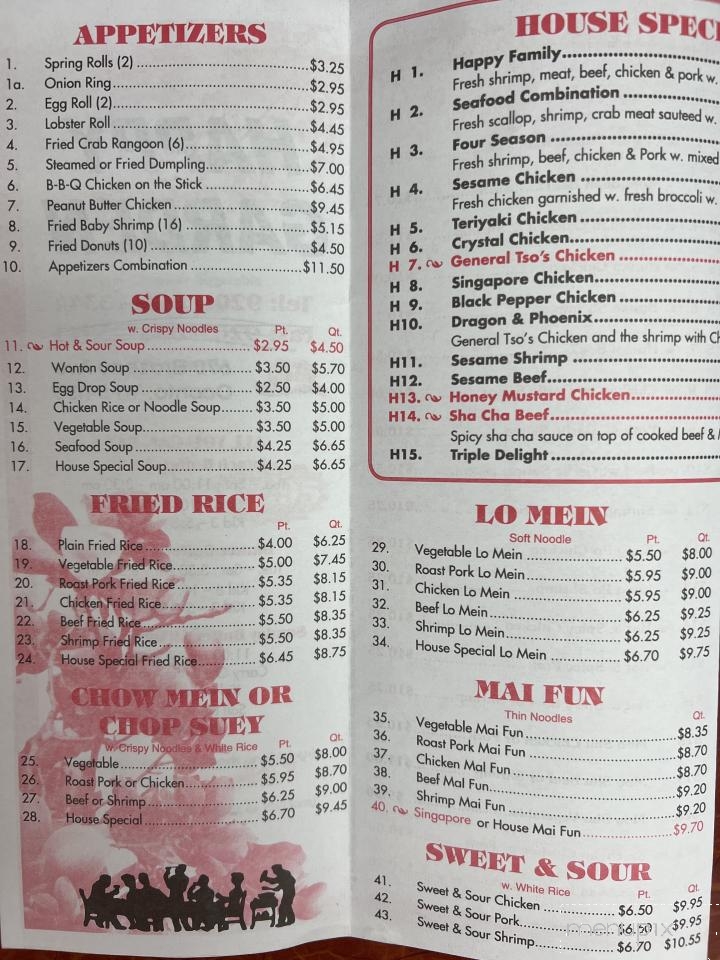 Happy Garden - Oconto, WI menu_pic