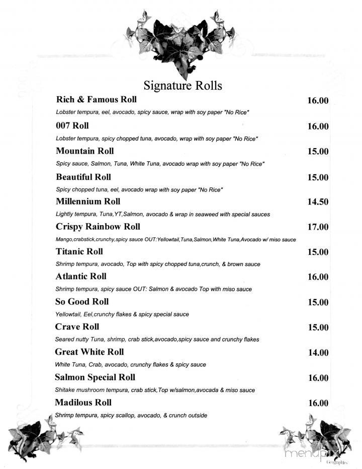 Konbu Japanese Restaurant - Englishtown, NJ menu_pic