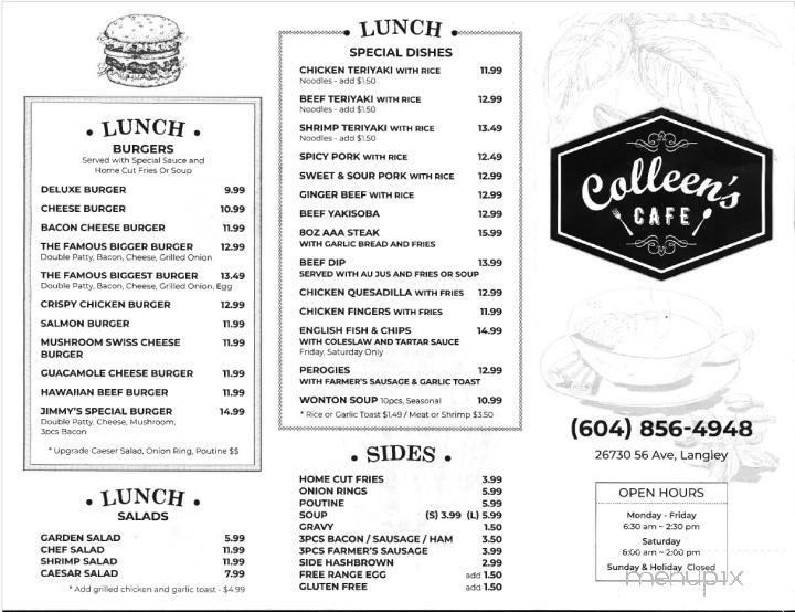 Colleen's Cafe - Aldergrove, BC