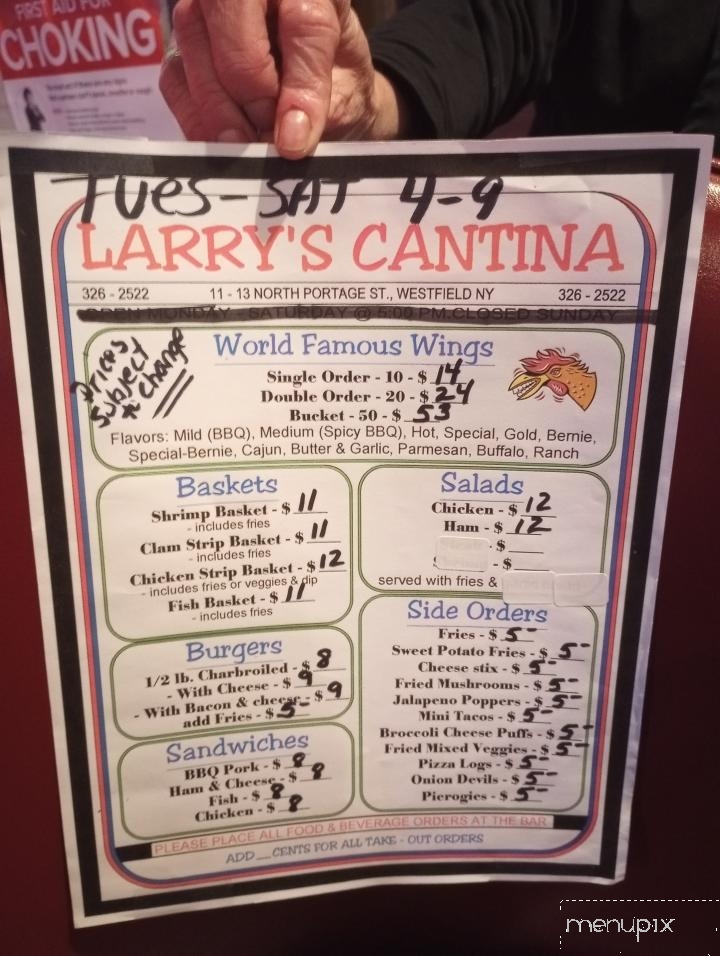 Larry's Cantina Restaurant - Westfield, NY