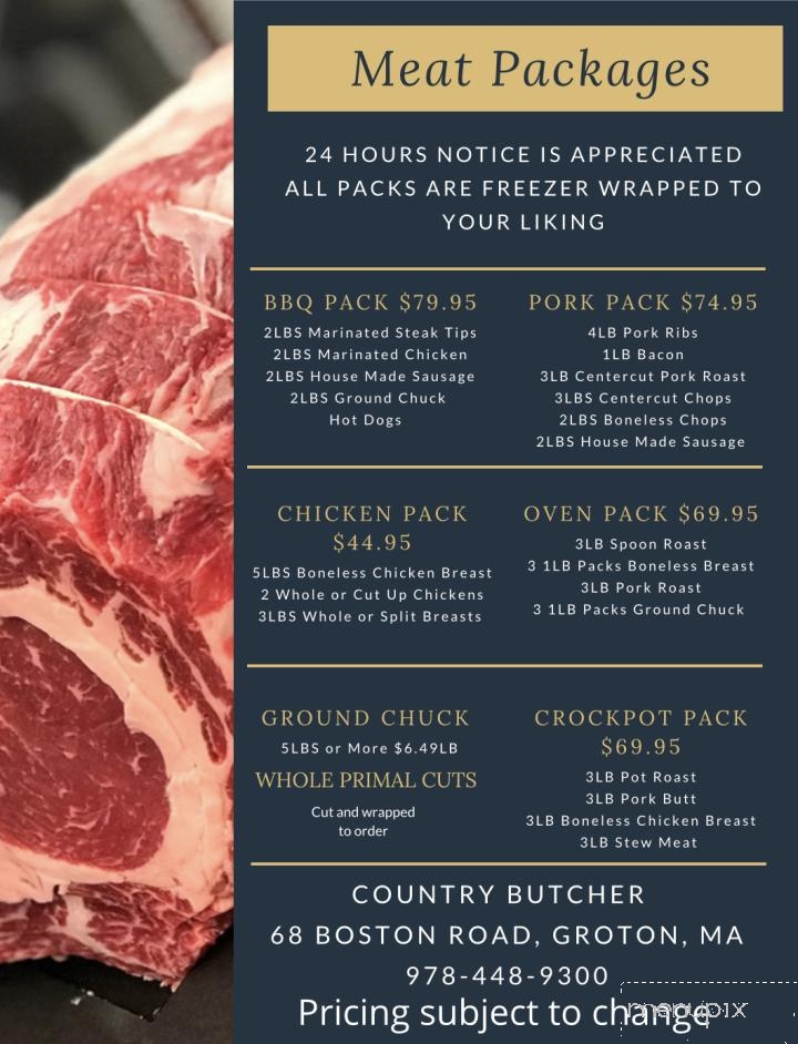 Country Butcher - Groton, MA