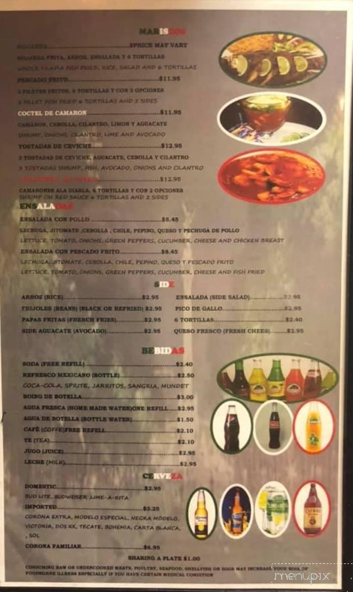 La Alameda Mexican Restaurant - New Port Richey, FL menu_pic