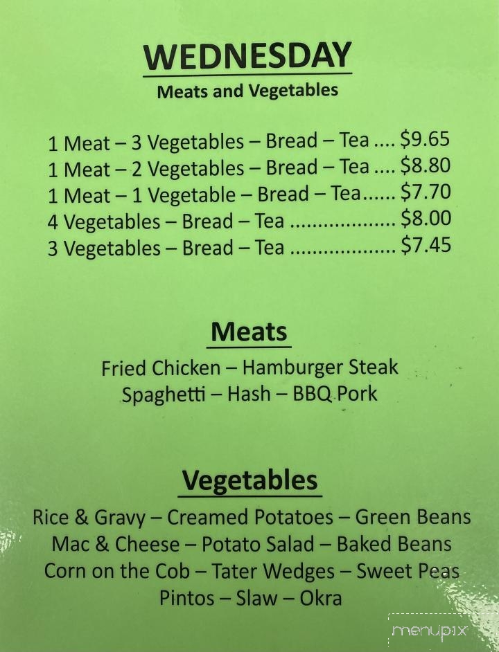 Carolina Chicken & More - Gaffney, SC menu_pic
