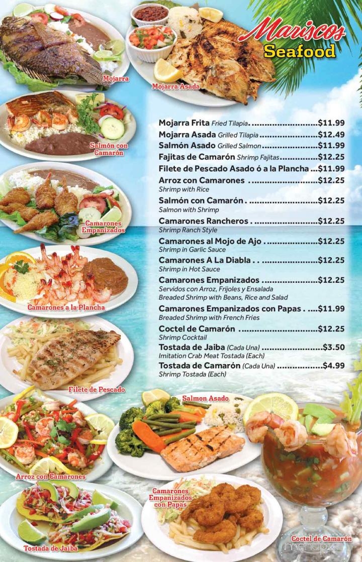 El Palmar Salvadoran Restaurant #2 - Los Angeles, CA menu_pic