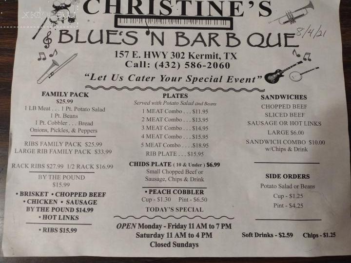 Christine's Blues & Barbeque - Kermit, TX