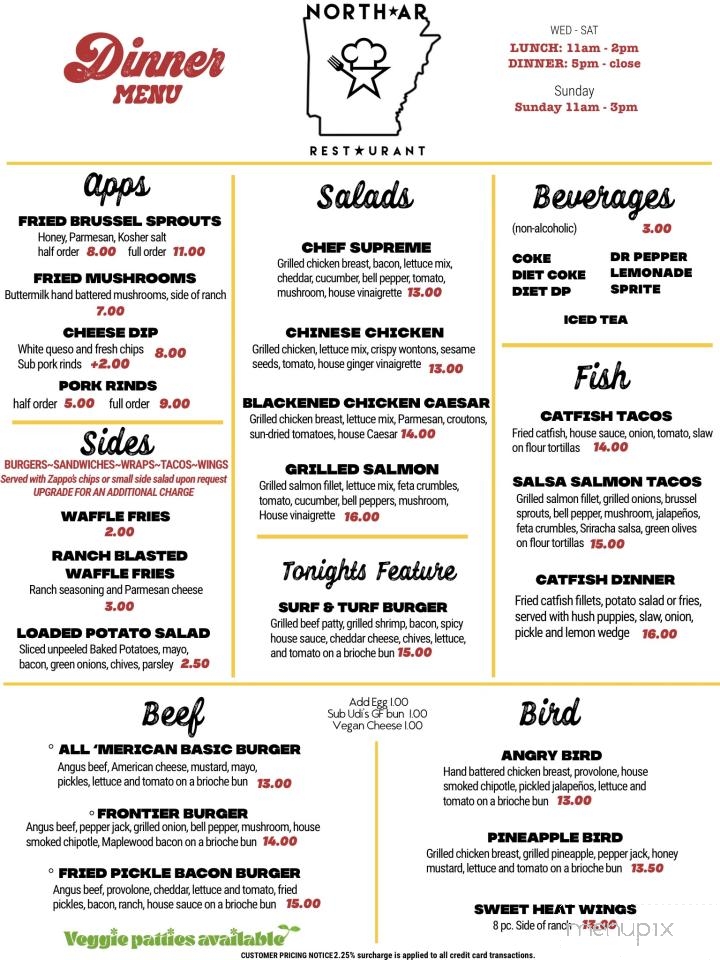 North Bar Popup - Searcy, AR menu_pic