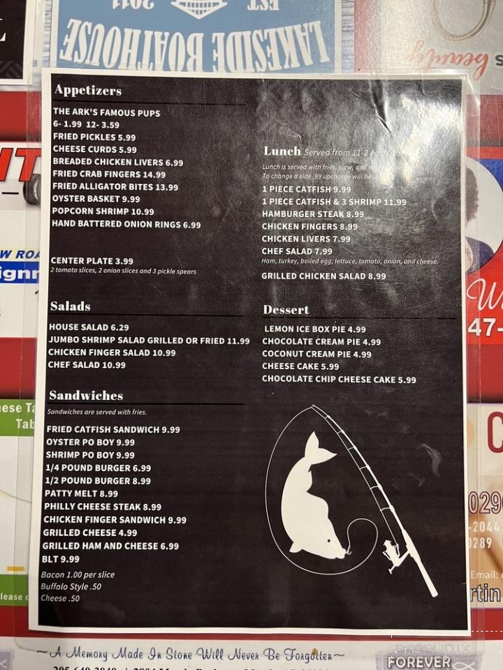 Ark - Riverside, AL menu_pic