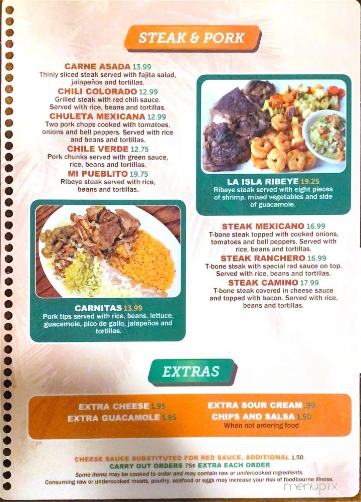 La Isla - Lawrenceburg, KY menu_pic