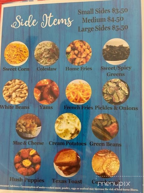Uncle Settle's Fish Chicken and More - Clarksville, TN menu_pic
