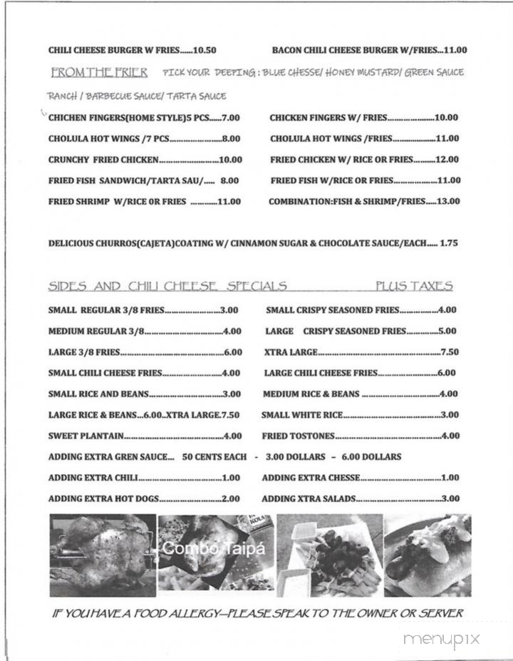 Chili Dog Restaurant - New Rochelle, NY menu_pic
