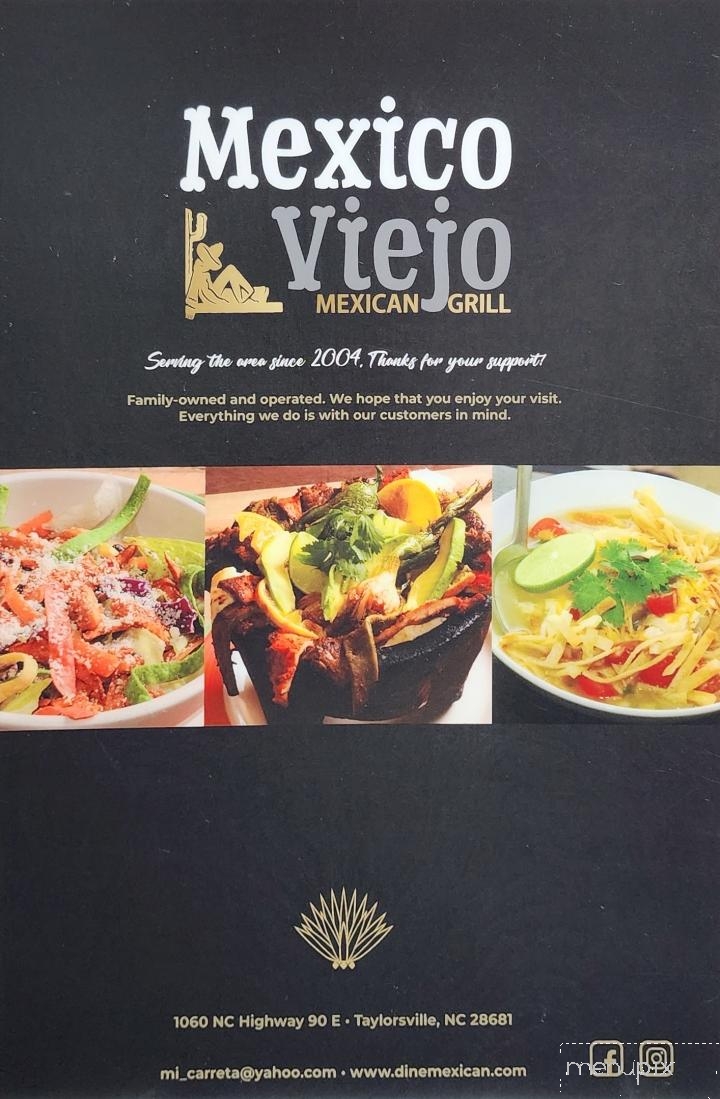 Mexico Viejo - Taylorsville, NC menu_pic