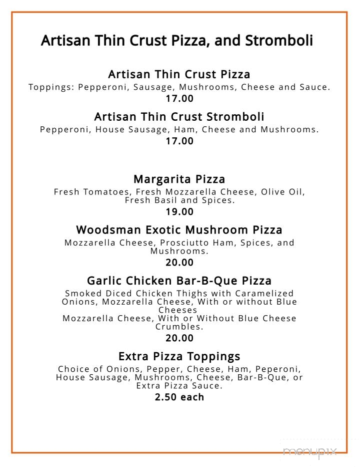 Buddy Boy Winery - Duncannon, PA menu_pic