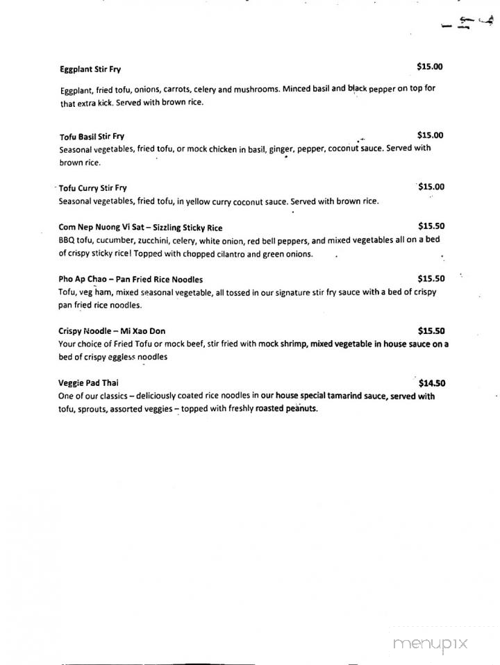 Tamarind Vietnamese Grill & Noodle House - Calgary, AB menu_pic