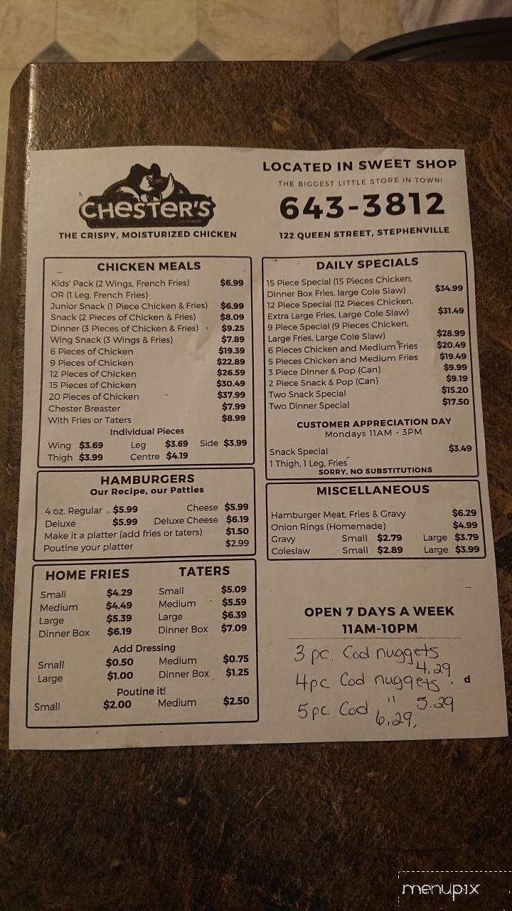 Chester Chicken - Stephenville, NL