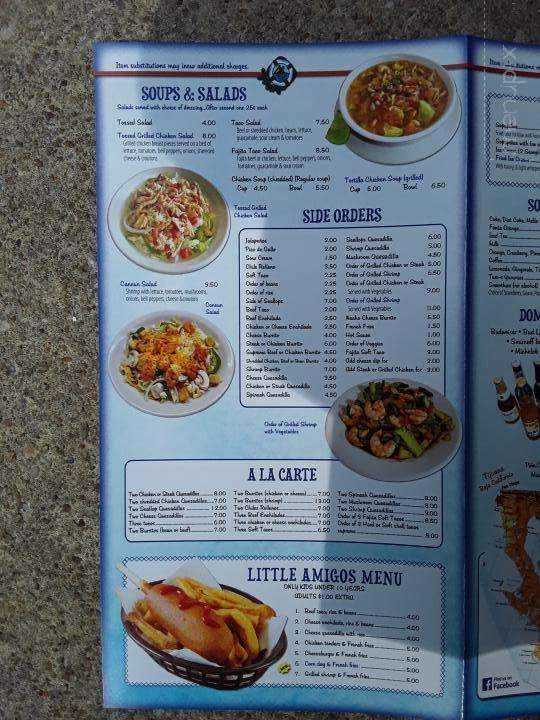 Tijuanas Grill Mexican Restaurant - Johnsonville, SC menu_pic