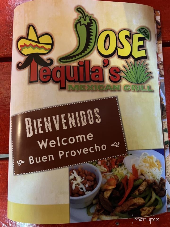 Jose Tequila's - Marshall, TX menu_pic