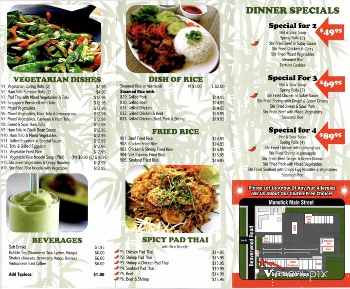 Viet Express Take Out & Delivery - Ottawa, ON menu_pic