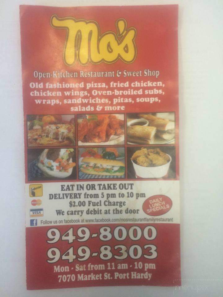 Moe's Restaurant - Port Hardy, BC