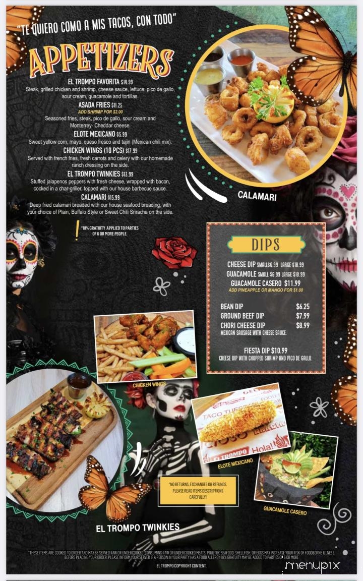 El Trompo - West Chester, OH menu_pic
