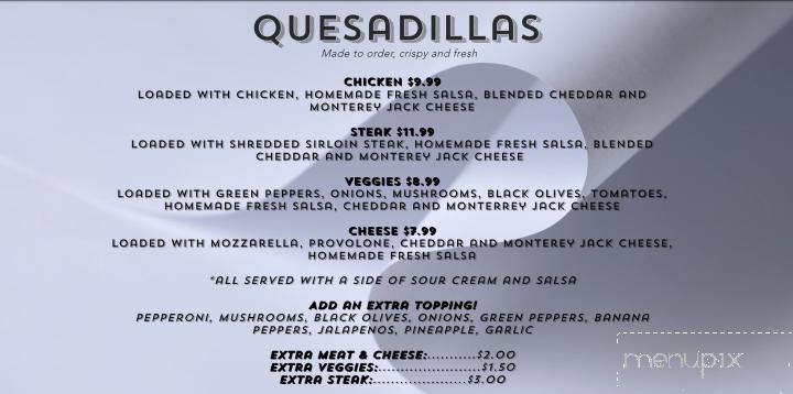 Vinnie's Pizzeria - Findley Lake, NY menu_pic