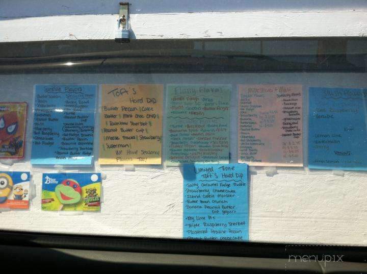 Uncle Mike's Dairy Bar - Tiffin, OH menu_pic