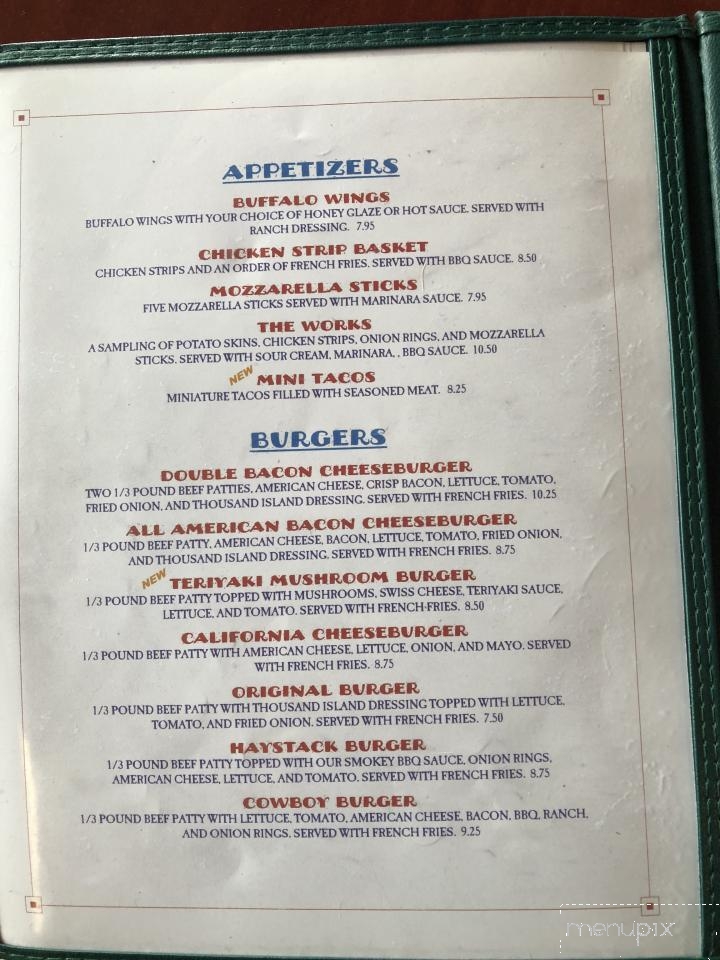 Brad's Home Plate - Le Center, MN menu_pic