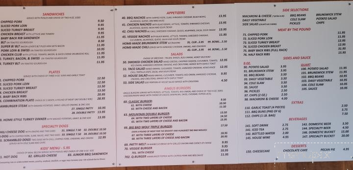 Three Lil Pigs - Pine Mountain, GA menu_pic