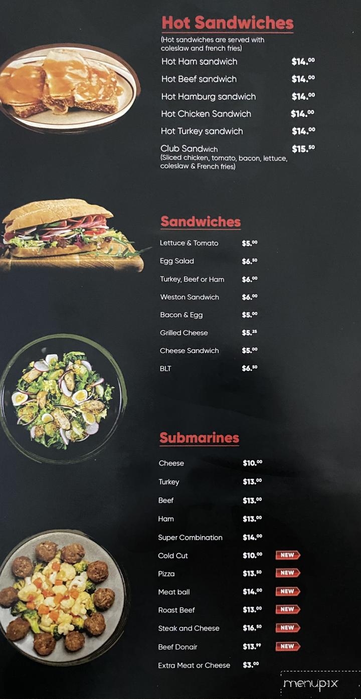 Papa Larry's Restaurant - Prescott, ON menu_pic