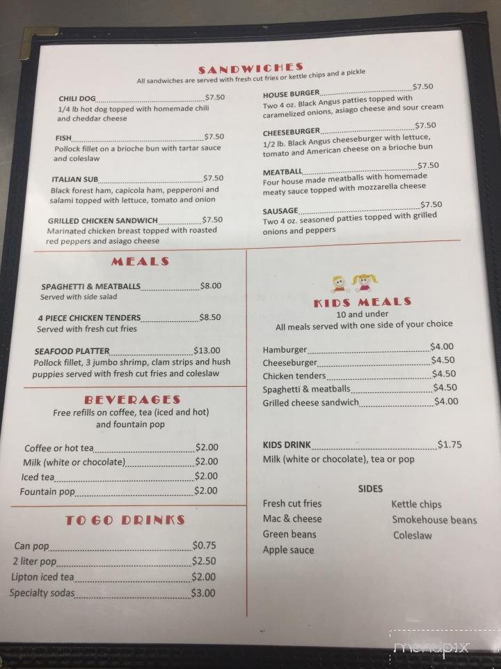 Contessa's on the Lake - Chippewa Lake, OH menu_pic