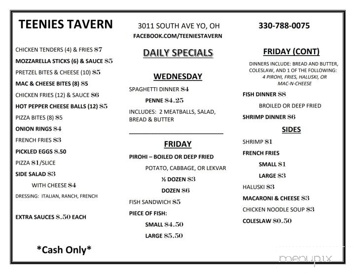 Teenie's Tavern - Youngstown, OH