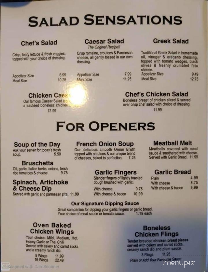 Pizza Dee's - Wasaga Beach, ON menu_pic