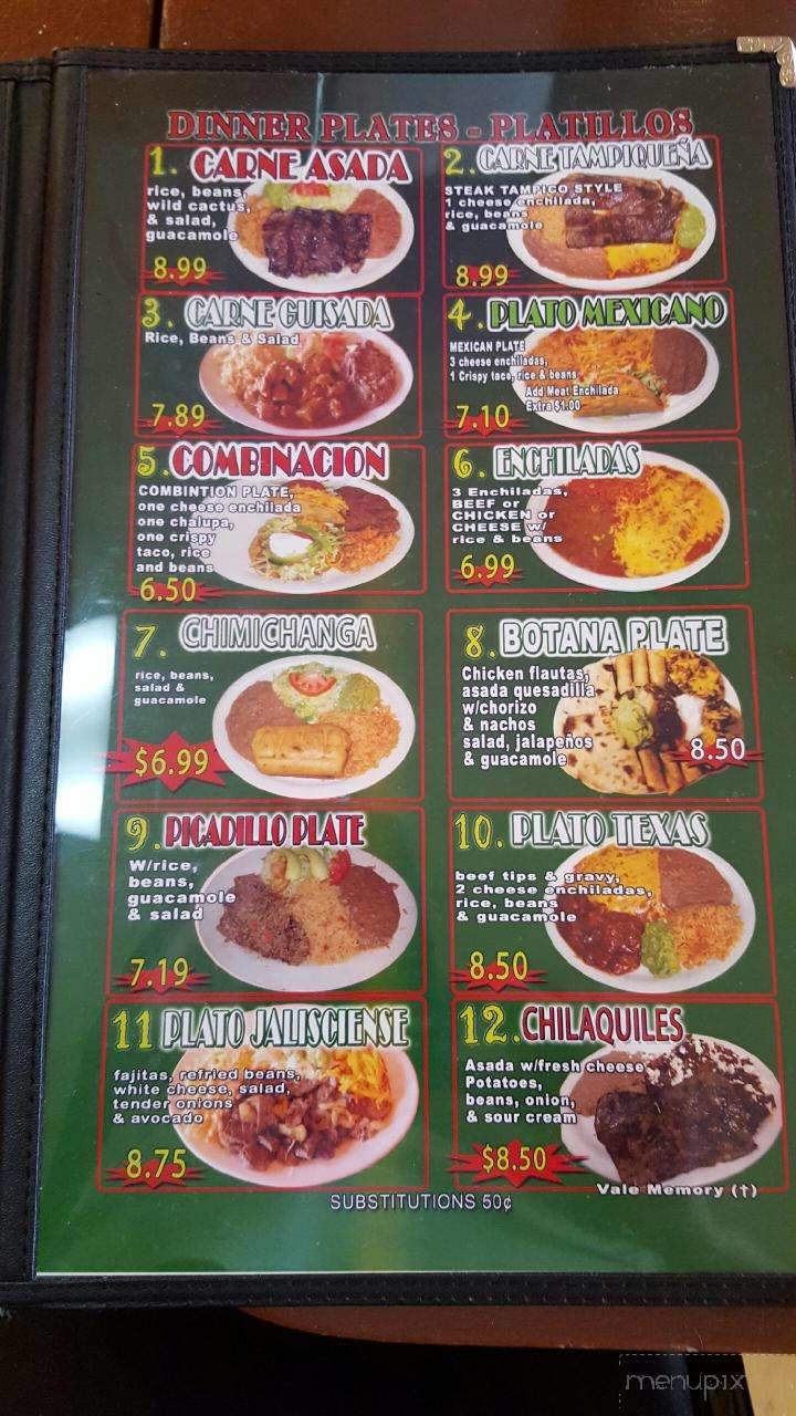 Taqueria Huentitan Jalisco #3 - San Antonio, TX menu_pic