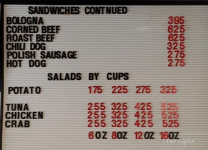 Brian's Deli - Louisville, KY menu_pic