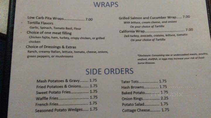 Town & Country Kitchen - Norton, KS menu_pic
