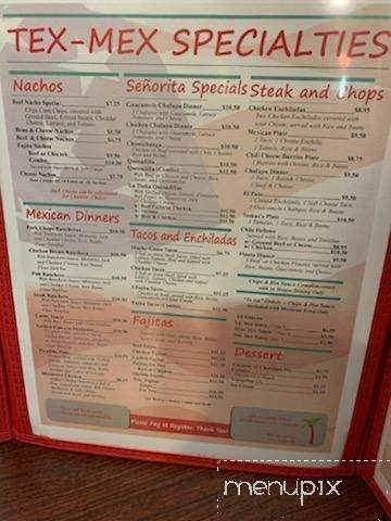 La Toska - Cedar Hill, TX menu_pic