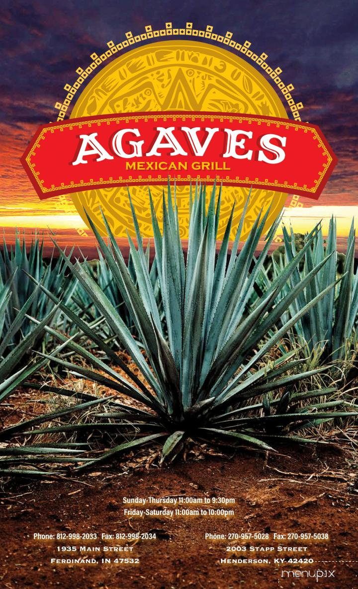 Agaves Mexican Grill - Henderson, KY menu_pic