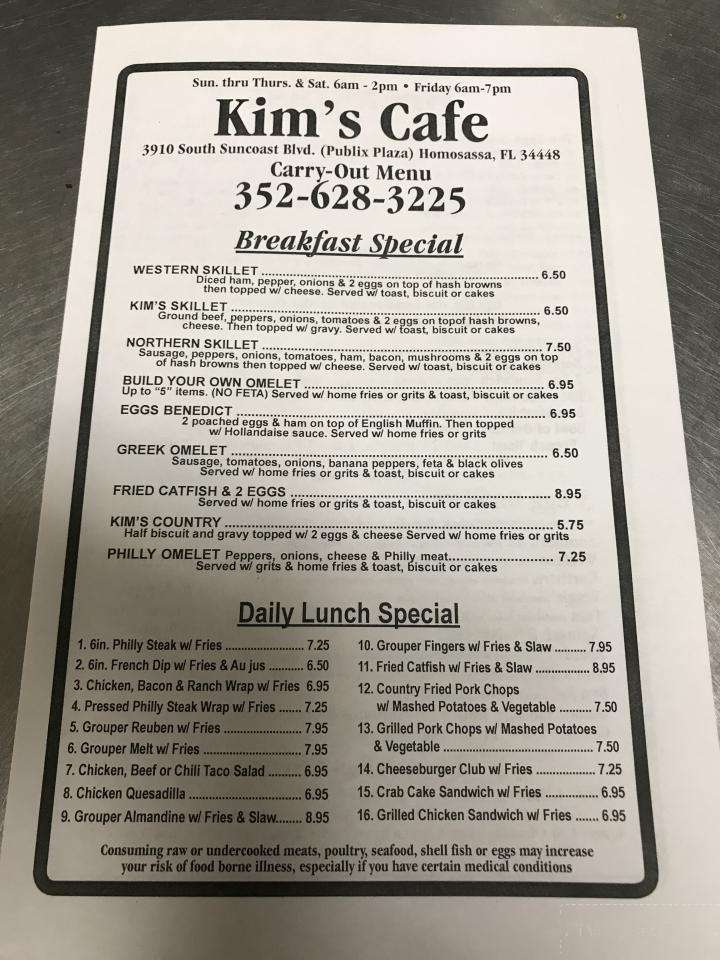 Kim's Cafe II - Homosassa, FL